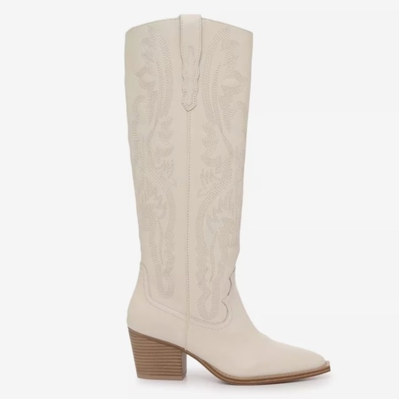 Crown Vintage Sila Western Boot - Off White - Picture 5 of 9